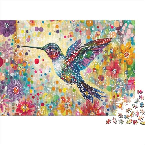 HummingVogel Puzzle 1000 Teile Für Erwachsene Und Kinder Ab 14 Jahrenfür Stressabbauer Puzzlespiel Erwachsenen Puzzlespiel Puzzel 1000pcs (75x50cm) von DLONIRPEX