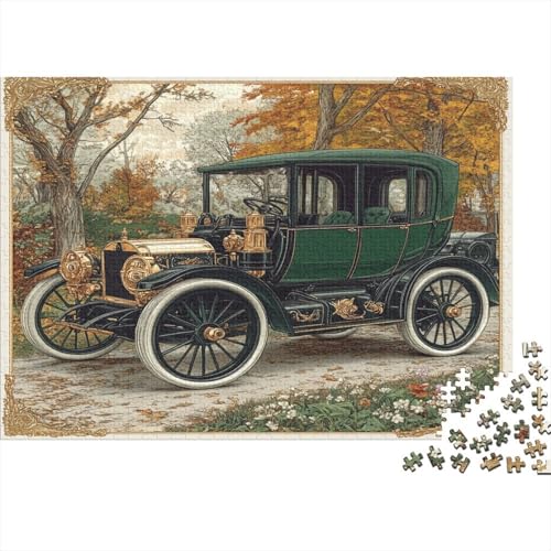 Old Style Sedan Puzzle 1000 Teile Für Erwachsene Und Kinder Ab 14 Jahren Für Stressabbauer Puzzel 1000pcs (75x50cm) von DLONIRPEX