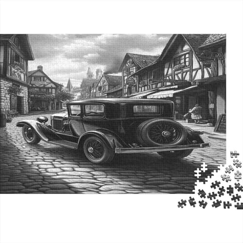 Old Style Sedan Puzzle 1000 Teile Puzzle Für Erwachsene Und Kinder Ab 14 Jahren Puzzel 1000pcs (75x50cm) von DLONIRPEX