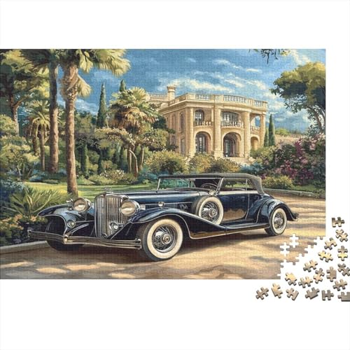 Old Style Sedan Puzzlespiel 1000 Teile Erwachsene -Puzzle 1000 Stück Spiel Puzzles Für Erwachsene Kinder Puzzle Erwachsenen Puzzlespiel Puzzel 1000pcs (75x50cm) von DLONIRPEX