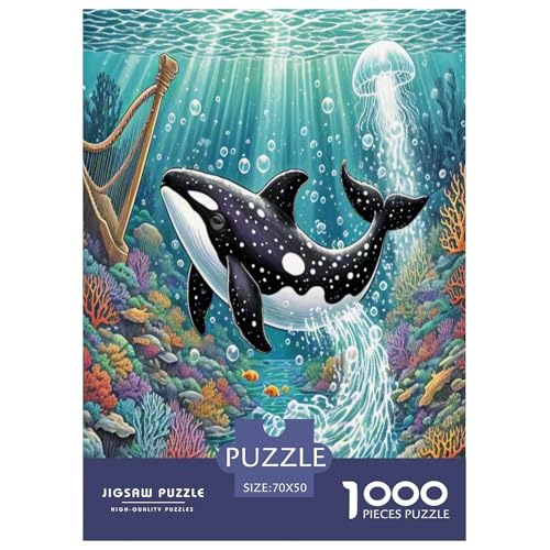 Orca Puzzles 1000 Teile Schwer Puzzle Spielzeug Pädagogisches Spiel Impossible Herausforderung Spielzeug Für Erwachsene Kinder 70x50cm/1000pcs Orca Puzzles 1000 Teile Schwer Puzzle Spielzeug Pädagogisches Spiel Impossible Herausforderung Spielzeug Für Erwachsene Kinder 70x50cm/1000pcs von DLONIRPEX