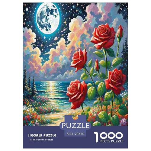 Rose Puzzles 1000 Teile Schwer Puzzle Spielzeug Pädagogisches Spiel Impossible Herausforderungsspielzeug Für Erwachsene Kinder 70x50cm/1000pcs Rose Puzzles 1000 Teile Schwer Puzzle Spielzeug Pädagogisches Spiel Impossible Herausforderungsspielzeug Für Erwachsene Kinder 70x50cm/1000pcs von DLONIRPEX