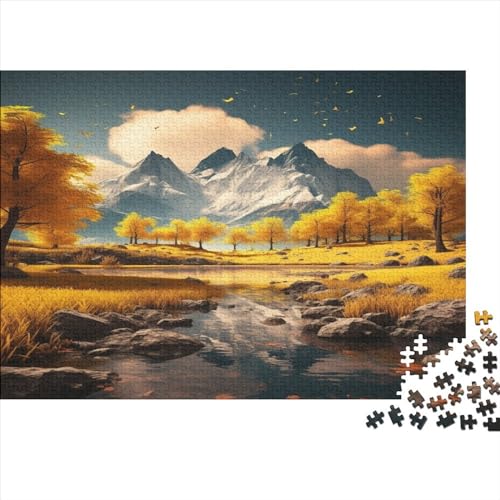 Seen Puzzle 1000 Teile Erwachsener Kniffel Spaß Für Die Ganze Familie - Abwechslungsreiche 1000 Puzzleteilige Motive Puzzle Erwachsene, Puzzel 1000pcs (75x50cm) von DLONIRPEX