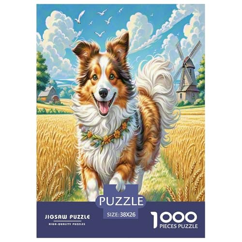 Shetlandsherhund Puzzles 1000 Teile Schwer Puzzle Spielzeug Pädagogisches Spiel Impossible Herausforderung Spielzeug Für Erwachsene Kinder 38x26cm/1000pcs Shetlandsherhund Puzzles 1000 Teile Schwer Puzzle Spielzeug Pädagogisches Spiel Impossible Herausforderung Spielzeug Für Erwachsene Kinder 38x26cm/1000pcs von DLONIRPEX