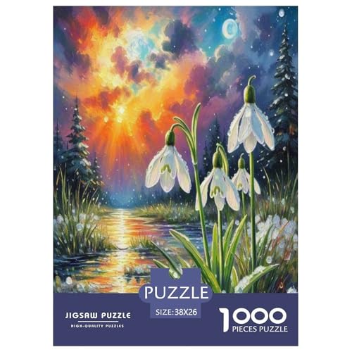 Snowdrop Puzzle 1000 Teile Schwer Puzzle Spielzeug Pädagogisches Spiel Impossible Herausforderung Spielzeug Für Erwachsene Und Kinder Ab 14 Jahren 38x26cm/1000pcs Snowdrop Puzzle 1000 Teile Schwer Puzzle Spielzeug Pädagogisches Spiel Impossible Herausforderung Spielzeug Für Erwachsene Und Kinder Ab 14 Jahren 38x26cm/1000pcs von DLONIRPEX