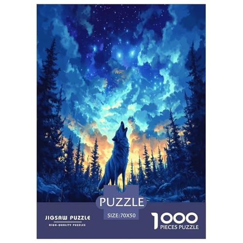 Wolf Puzzles 1000 Teile Schwer Puzzle Spielzeug Pädagogisches Spiel Impossible Herausforderung Spielzeug Für Erwachsene Kinder 70x50cm/1000pcs Wolf Puzzles 1000 Teile Schwer Puzzle Spielzeug Pädagogisches Spiel Impossible Herausforderung Spielzeug Für Erwachsene Kinder 70x50cm/1000pcs von DLONIRPEX