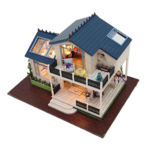 1 24 DIY Miniatur Puppenhaus Kits Möbel Modell Für Kinder Miniatur Haus Selber Bauen von DLOONG