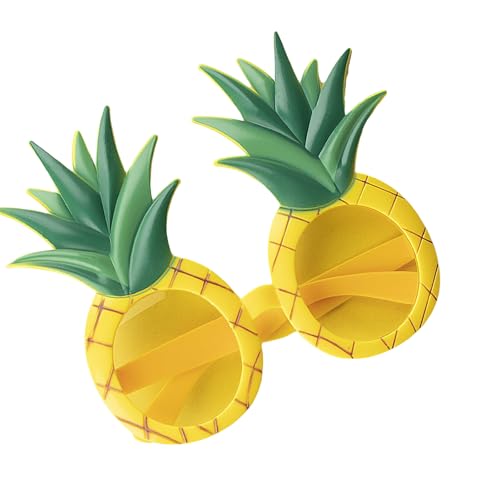 DLUKENY Lustige Brille in Obstform, Hawaii-Luaus-Party-Brille, für Damen und Herren, tropische Ananas-Sonnenbrille, Neuheit Brillen DLUKENY Lustige Brille in Obstform, Hawaii-Luaus-Party-Brille, für Damen und Herren, tropische Ananas-Sonnenbrille, Neuheit Brillen von DLUKENY