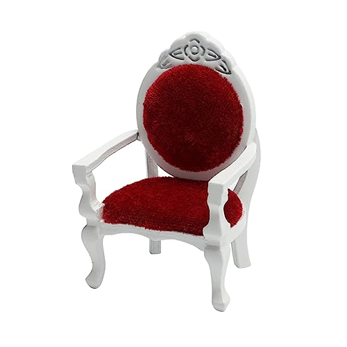 Für Puppenhaus Holzstühle 1:12 Weihnachten Modell Sessel Miniatur Holzstuhl Möbel Dekoration für Puppenhaus Für Puppenhaus Holzstühle 1:12 Weihnachten Modell Sessel Miniatur Holzstuhl Möbel Dekoration für Puppenhaus von DLUKENY