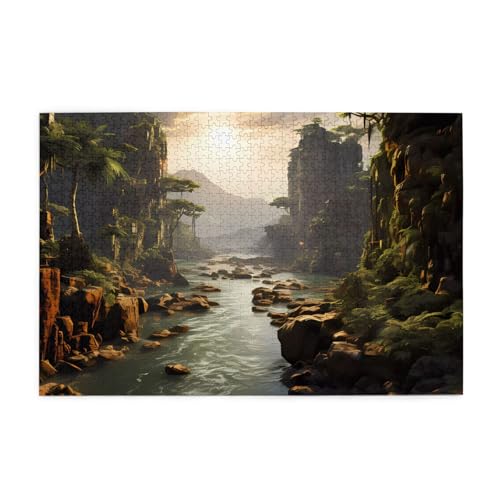 Berge und Flüsse Erwachsene Holzpuzzle 1000 Teile für das perfekte visuelle Fest! 1000 Teile Berge und Flüsse Erwachsene Holzpuzzle 1000 Teile für das perfekte visuelle Fest! 1000 Teile von DLXW