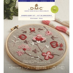 DMC Eco Vita Stickset - Indiennes Flowers von DMC