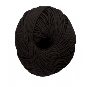 DMC Natura Just Cotton Garn Unicolor 11 Schwarz von DMC