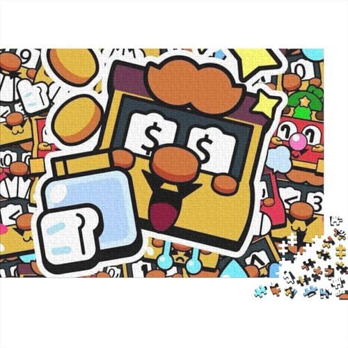 “3DBrawl Stars Gedrucktes Puzzle Für Kinder – 500 Teile, Abenteuer Im Pixelstil Mit Helden-Action, Kreatives Geschenk”300pcs (40x28cm) von DMIRAVTON