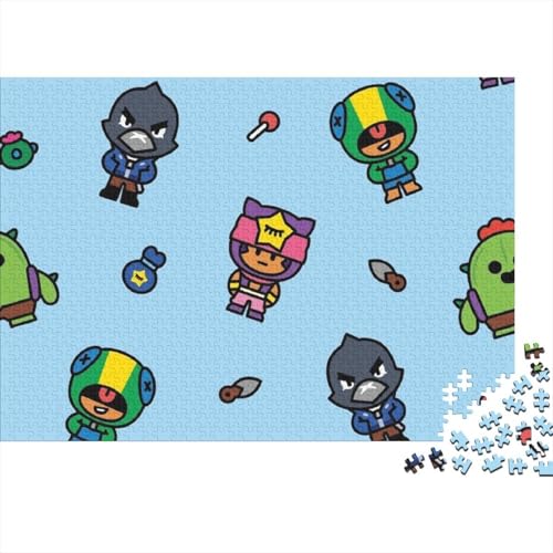 “3DBrawl Stars Gedrucktes Puzzle Für Kinder – 500 Teile, Abenteuer Im Pixelstil Mit Helden-Action, Kreatives Geschenk”300pcs (40x28cm) von DMIRAVTON