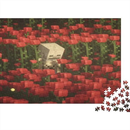 “3DMinecraft Gedrucktes Puzzle Für Kinder – 500 Teile, Abenteuer Im Pixelstil Mit Helden-Action, Kreatives Geschenk”1000pcs (75x50cm) von DMIRAVTON