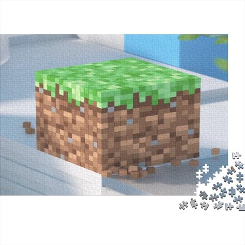 “3DMinecraft Gedrucktes Puzzle Für Kinder – 500 Teile, Abenteuer Im Pixelstil Mit Helden-Action, Kreatives Geschenk”300pcs (40x28cm) von DMIRAVTON