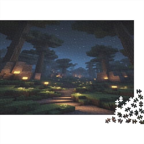 “3DMinecraft Gedrucktes Puzzle Für Kinder – 500 Teile, Abenteuer Im Pixelstil Mit Helden-Action, Kreatives Geschenk”500pcs (52x38cm) von DMIRAVTON