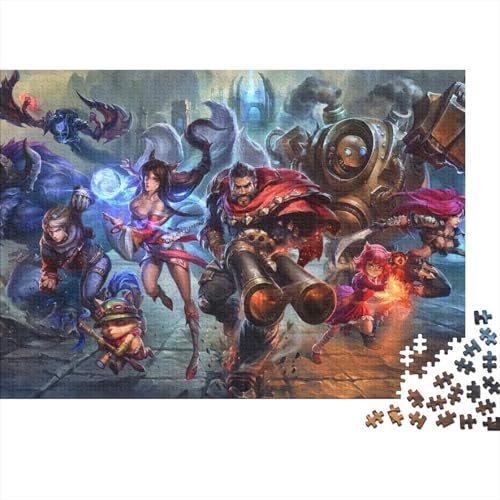 “3DYXLM Gedrucktes Puzzle Für Kinder – 500 Teile, Abenteuer Im Pixelstil Mit Helden-Action, Kreatives Geschenk”300pcs (40x28cm) von DMIRAVTON