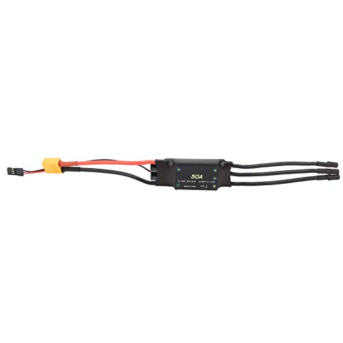 50A BRUSHLESS ESC Speed Controller Powerful C8051F850 MCU FÜR RC Drone Foam Flugzeug von DMLENGOIN