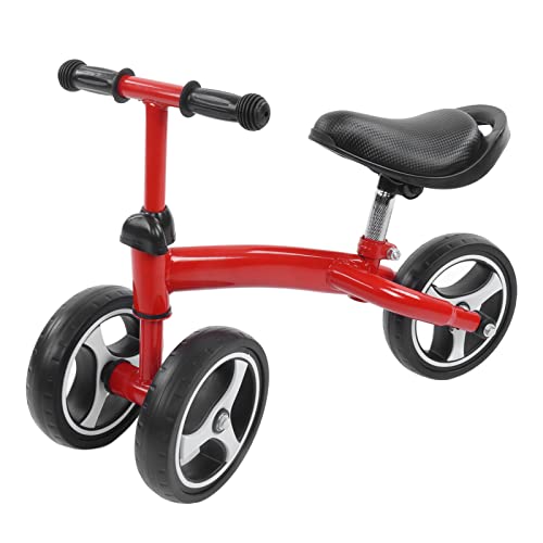 Baby Balance Bicycle niedliches sphärisches Design Kleinkind Fahrrad Walker 3 Jungen Mädchen 1-6 Jahre (Rot) von DMLENGOIN