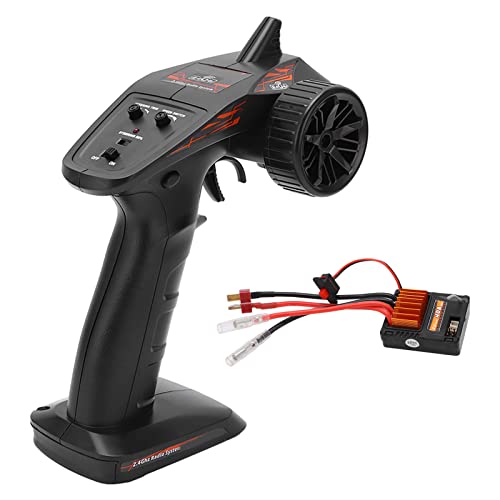 DMLENGOIN 2,4 G Fernbedienung Funksender Empfänger Schwarz für ZD Racing DBX 10 7592 1/10 RC Auto von DMLENGOIN