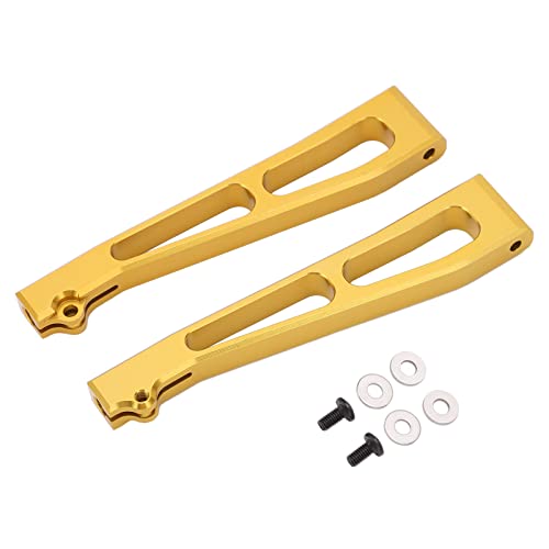 DMLENGOIN 2pcs Aluminiumlegierung vordere obere Suspensionsarme vordere obere Schwungarme für JLB 1/10 Auto -LKW -Serie (Gold) von DMLENGOIN