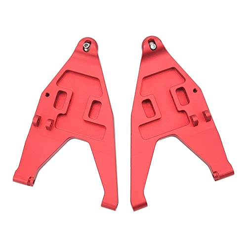 DMLENGOIN 2pcs vordere untere Suspension Arm Pull Stange Link CNC Bearbeitung RC Retrofit -Upgrade -Teile für UDR 1/7 RC -Auto Leicht robust Einfach Einfach Glätten (Red) von DMLENGOIN