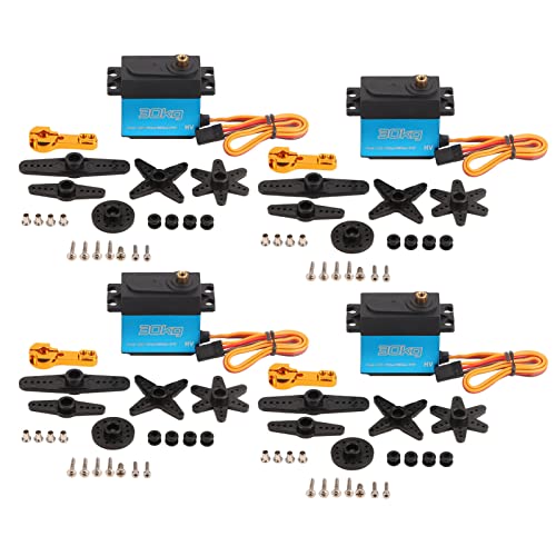 DMLENGOIN 30 kg Metal Gear Servo High Drehmoment Digitales Servo 270 -Grad -Rotation für RC -Autobootebene [Verschiedene Anwendungen] von DMLENGOIN