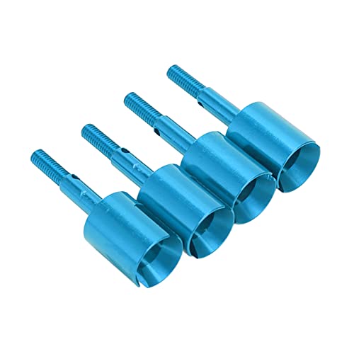 DMLENGOIN 4-teiliges RC-Diff-Cup-Differentialgelenk-Cup-Aluminium-Upgrade-Teil für TT02 1/10 RC-Fahrzeug (Blue) von DMLENGOIN