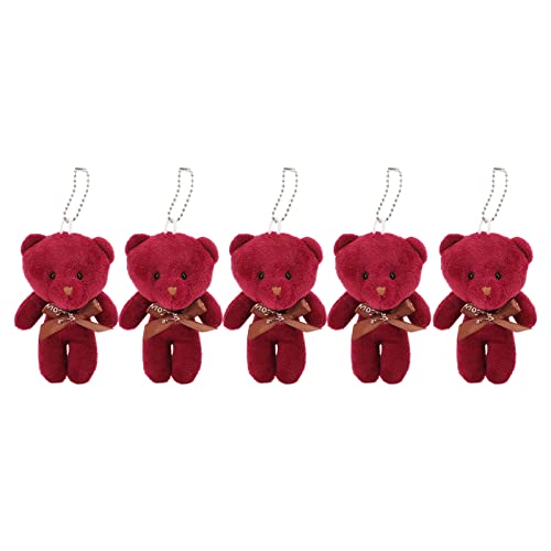 DMLENGOIN 5pcs 12 cm Bärenpuppen Anhänger weich von DMLENGOIN