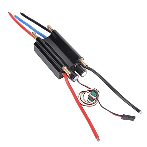 DMLENGOIN 60A RC Boot Bürstenloser ESC Elektrischer Geschwindigkeitsregler RC Boot Zubehör für Leistungssteigerung von DMLENGOIN