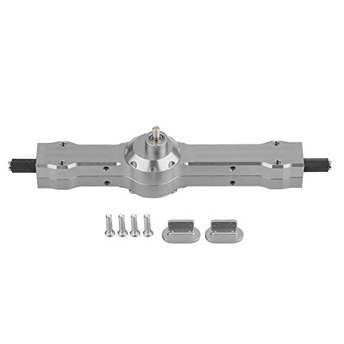 DMLENGOIN Aluminiumlegierung-Hinterradgetriebe-Set, verbessertes Set für WPL 1/16 Militär-LKW RC-Auto (Wpl1603t Titanium gris) von DMLENGOIN