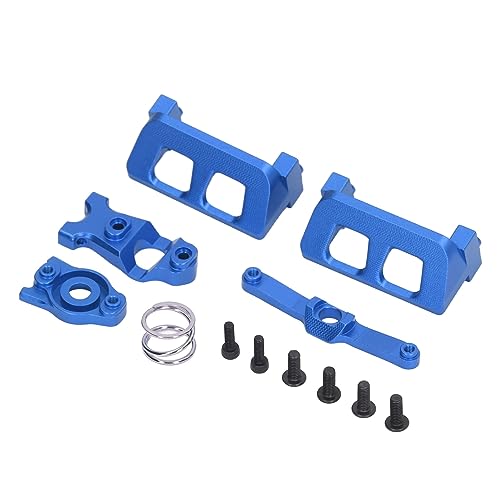 DMLENGOIN Aluminiumlegierungsgruppe Servo Protector Mount für E Revo VXL 1/16 RC -Auto (Blau) von DMLENGOIN