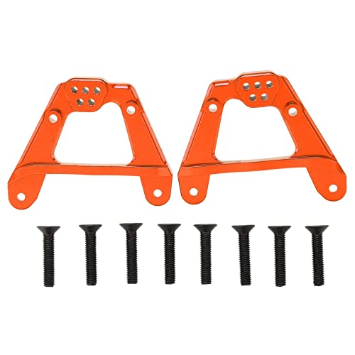 DMLENGOIN Aluminiumlegierungsschockturm Mount Enhanced Performance RC Accessoires für Axial 1/6 SCX6 JLU LER 4WD-AX105000T1 (Orange) von DMLENGOIN