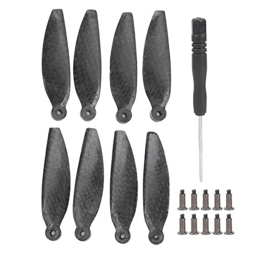 DMLENGOIN Carbon Fiber Propeller Blade Ersatz Zubehör Mini 2 Drone Schwarz von DMLENGOIN