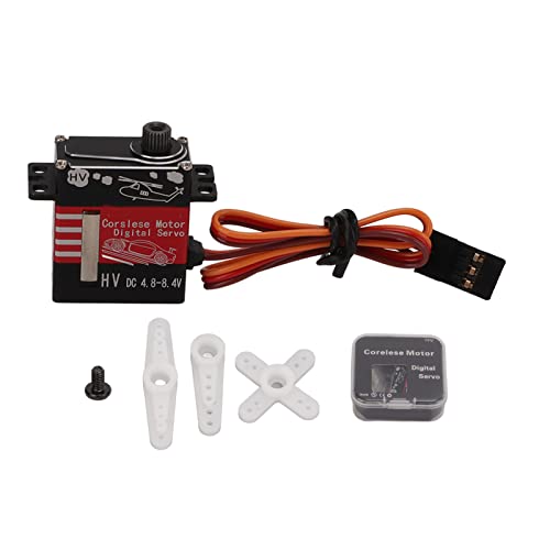 DMLENGOIN D2007MG Metal Gear Digital Servo 180 Grad RC Servo RC Auto Hubschrauber von DMLENGOIN