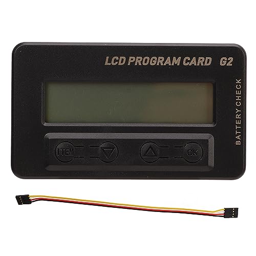 DMLENGOIN Echtzeit multifunktionale LCD -Programmierkarte für RC ESC DC5-12.6V von DMLENGOIN