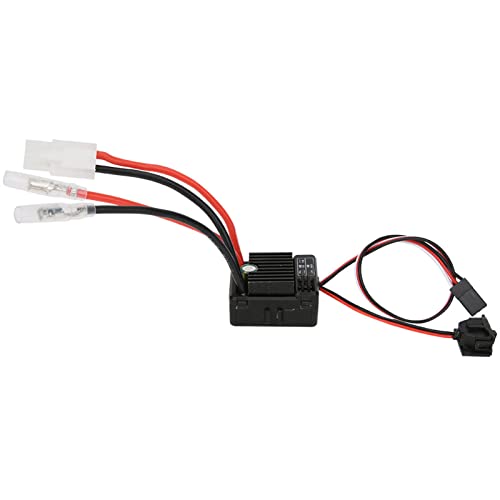 DMLENGOIN Elektromotor Speed-Controller aus gebürstetem Motor mit starker Anti-Strom-Fähigkeit und 6 V/3A BEC-Ausgang für 1/10 RC-Auto von DMLENGOIN