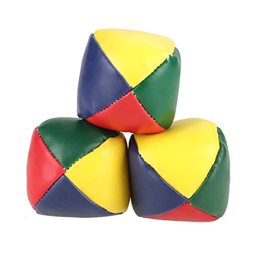 DMLENGOIN Kinder jonglieren Bälle Set Leichtgewichtetes Baby -Spielzeugball -Zirkus -Anfänger Lernen Prop PU Leder 3pcs Baby Spielzeug von DMLENGOIN