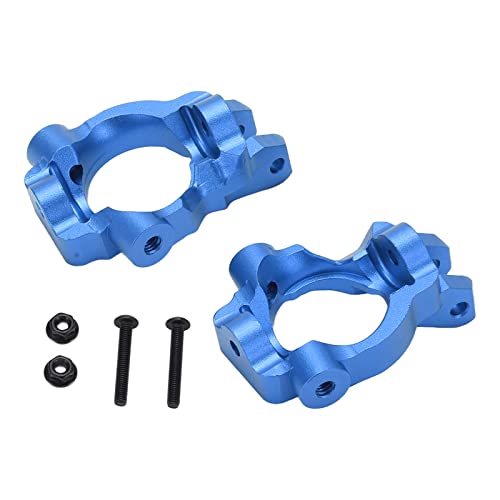 DMLENGOIN Metall-Front-C-Naben-Spindelträger, Upgrade, CNC-Bearbeitung, leicht, für Losi Lasernut U4 1/10 RC-Auto (Blau) von DMLENGOIN