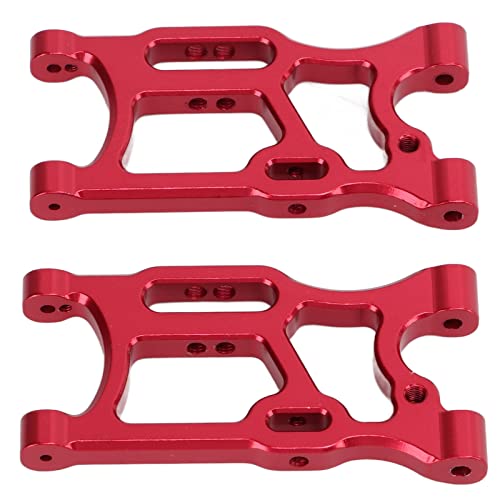 DMLENGOIN Metall-Frontschwingen-Upgrade, praktisches RC-Autozubehör für LC Racing 1/14 ferngesteuerte Autos (Rojo) von DMLENGOIN