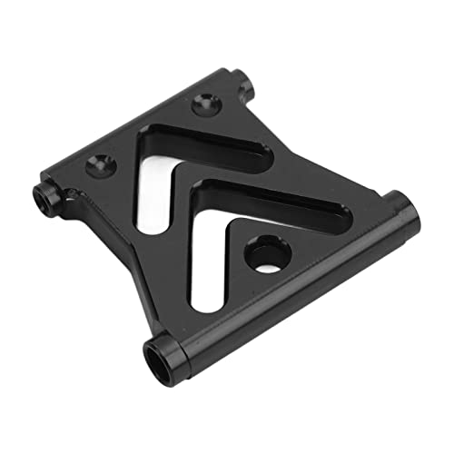 DMLENGOIN RC Auto Frontblende Aluminiumlegierung Starke Dämpfung Zubehör Upgrade 1/10 Fernbedienung Fahrzeuge Axial RBX10 (Schwarz) von DMLENGOIN