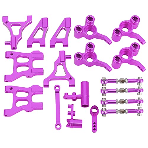 DMLENGOIN RC -Auto -Upgrade -Set starker korrosionsbeständiger Metall -Verbesserter Teil für HSP 94122 8 Teile Set RC Accessoires (Purple) von DMLENGOIN