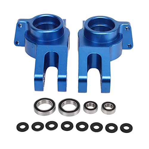 DMLENGOIN RC Car Heck -Hub -Aluminiumlegierung Hochfester Stabiler exquisit Reiner Farbe Hinterachträger 2pcs für arrma 1/7 1/8 (Blue) von DMLENGOIN