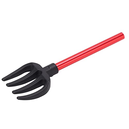 DMLENGOIN RC Car Metall Fork Decorations Tool für 1/10 Fernbedienung Auto General Kletterwagen (Red Black) von DMLENGOIN