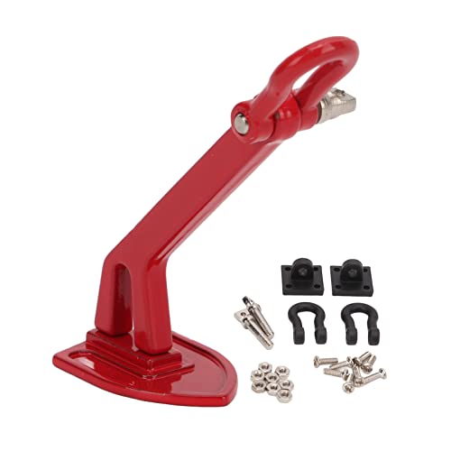 DMLENGOIN RC Car Winch Anker Aluminiumlegierung Leichtes Gewicht Easy Installation Exquisite Farben RC Crawler Anker für 1/10 Universal Fernbedienung und Crawler Car (Rot) von DMLENGOIN