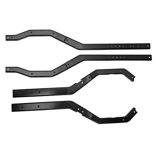 DMLENGOIN RC Chassis Frame Rails Leichtes Aluminiumlegierung professioneller RC -Metallträger SCX6 1/6 RC -Auto (Schwarz) von DMLENGOIN