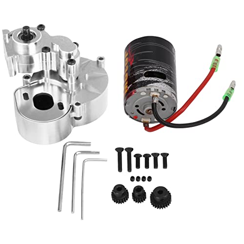 DMLENGOIN RC -Getriebe Getriebe 60T Motor Zahnrad Axial SCX10 1/10 RC -Auto -Upgrade -Kit (Silber) von DMLENGOIN