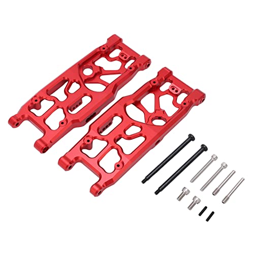 DMLENGOIN RC Heck unteren Arm mit Hochfestigkeit Aluminiumlegierung Leichtgewicht für Arrma Kraton 8S Ausgestoßener 8S 1/5 RC -Auto (Rot) von DMLENGOIN