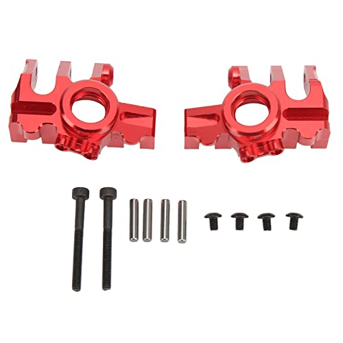 DMLENGOIN RC-Lenkbecher aus hochfester, verschleißfester Aluminiumlegierung für 1/10 RC-Car Axial RBX10 (Rot) von DMLENGOIN